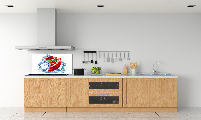 Crédence cuisine en verre Grenade avec de la glace