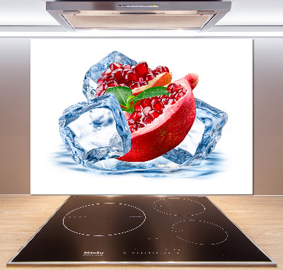 Crédence cuisine en verre Grenade avec de la glace