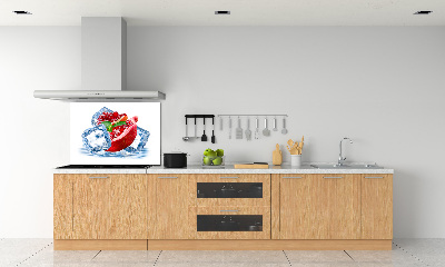 Crédence cuisine en verre Grenade avec de la glace