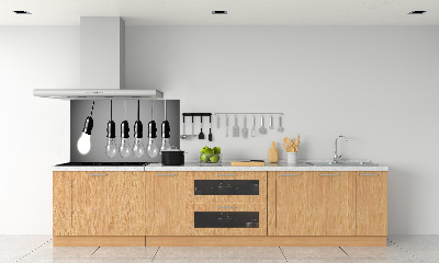 Verre pour crédence Six ampoules électriques