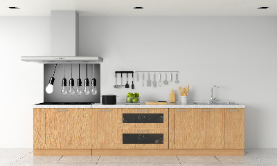 Verre pour crédence Six ampoules électriques