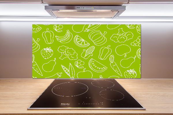 Verre pour crédence Fruits et légumes