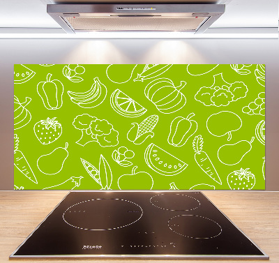 Verre pour crédence Fruits et légumes