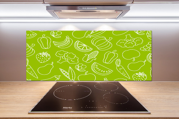 Verre pour crédence Fruits et légumes