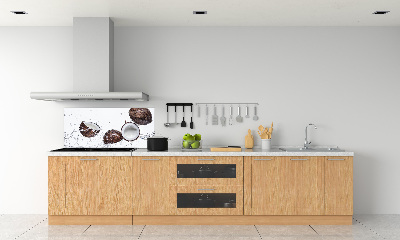 Crédence cuisine en verre Noix de coco et eau