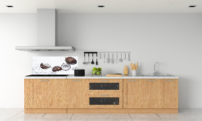 Crédence cuisine en verre Noix de coco et eau
