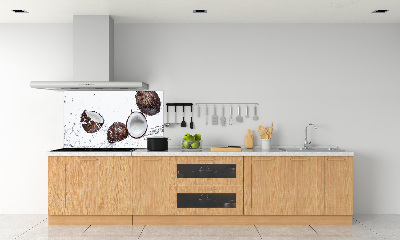 Crédence cuisine en verre Noix de coco et eau