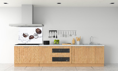 Crédence cuisine en verre Noix de coco et eau