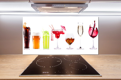 Crédence cuisine en verre Ensemble de boissons