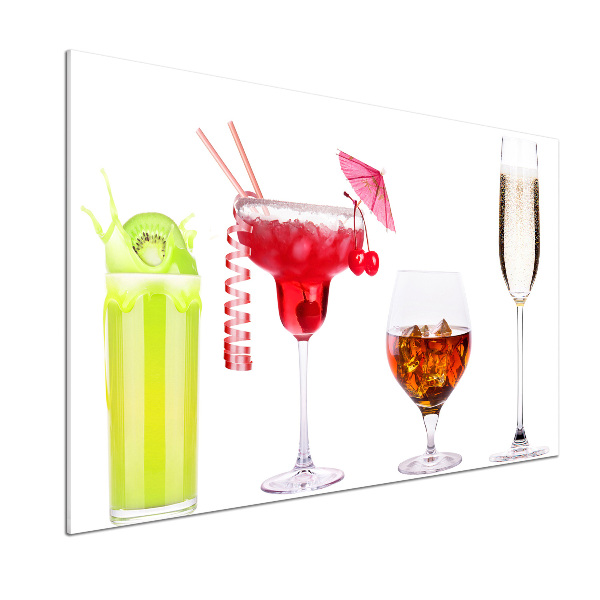 Crédence cuisine en verre Ensemble de boissons