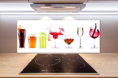 Crédence cuisine en verre Ensemble de boissons