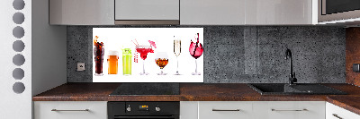 Crédence cuisine en verre Ensemble de boissons