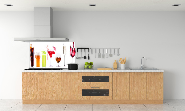 Crédence cuisine en verre Ensemble de boissons