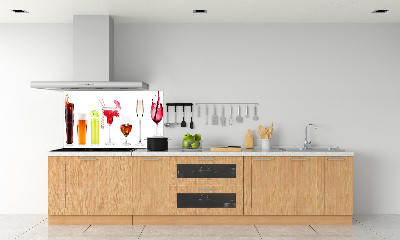 Crédence cuisine en verre Ensemble de boissons