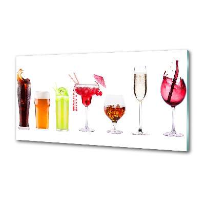 Crédence cuisine en verre Ensemble de boissons