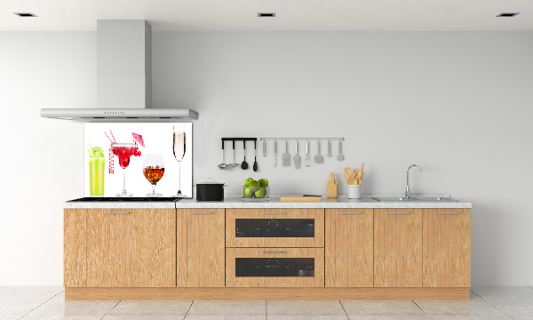 Crédence cuisine en verre Ensemble de boissons