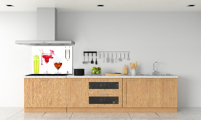 Crédence cuisine en verre Ensemble de boissons