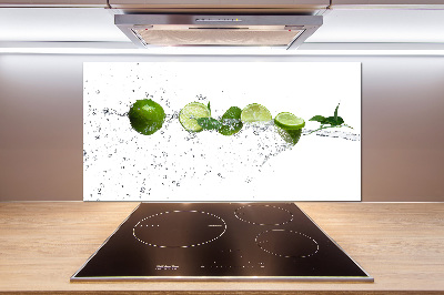 Crédence en verre Citron vert et eau