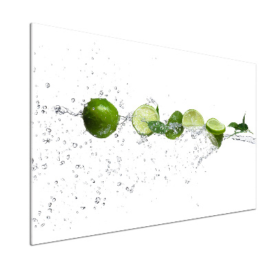 Crédence en verre Citron vert et eau