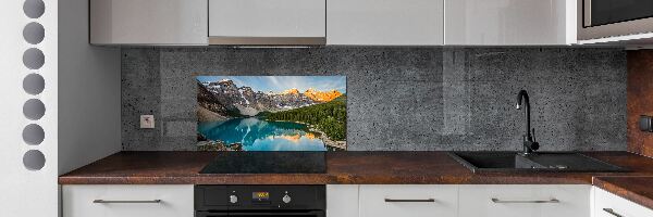 Crédence de cuisine Lac de montagne