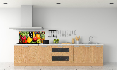 Crédence cuisine en verre Légumes et fruits