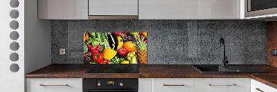 Crédence cuisine en verre Légumes et fruits