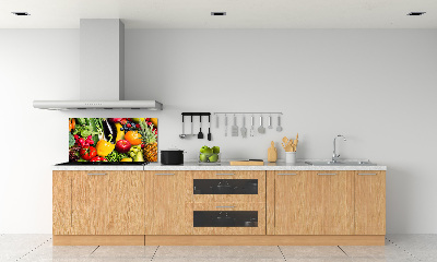 Crédence cuisine en verre Légumes et fruits