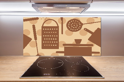 Crédence cuisine en verre Ustensiles de cuisine