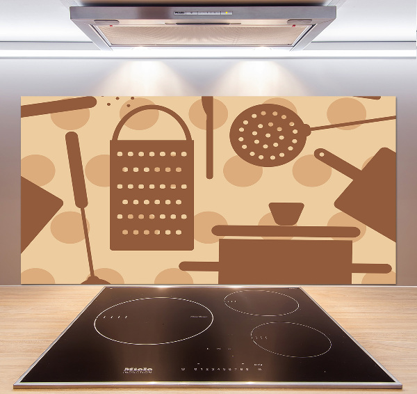 Crédence cuisine en verre Ustensiles de cuisine