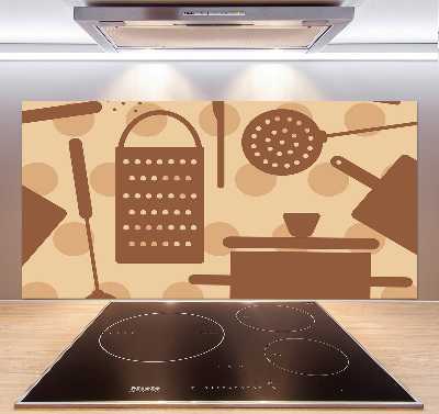 Crédence cuisine en verre Ustensiles de cuisine