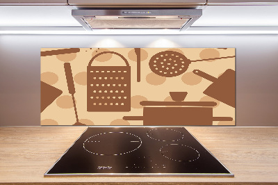 Crédence cuisine en verre Ustensiles de cuisine