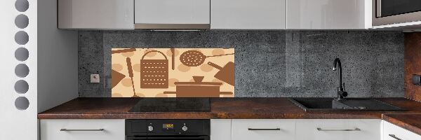 Crédence cuisine en verre Ustensiles de cuisine