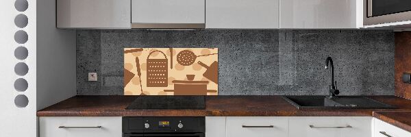 Crédence cuisine en verre Ustensiles de cuisine