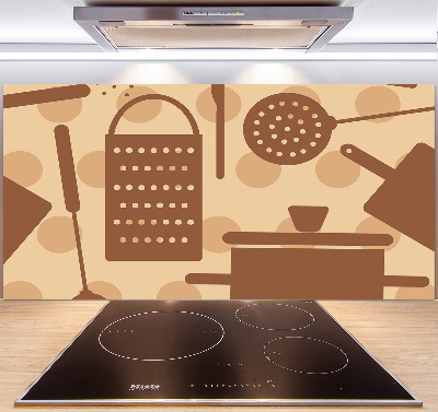 Crédence cuisine en verre Ustensiles de cuisine