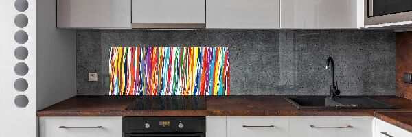 Panneau crédence cuisine Rayures colorées