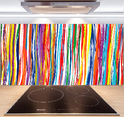 Panneau crédence cuisine Rayures colorées