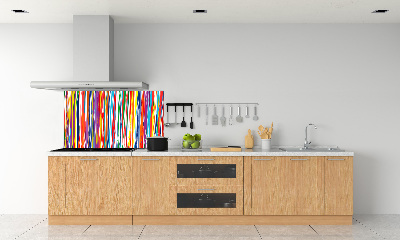 Panneau crédence cuisine Rayures colorées