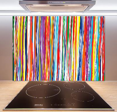 Panneau crédence cuisine Rayures colorées