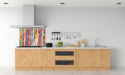 Panneau crédence cuisine Rayures colorées