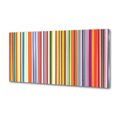Crédence cuisine en verre Rayures colorées