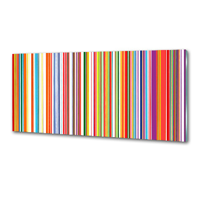 Crédence cuisine en verre Rayures colorées
