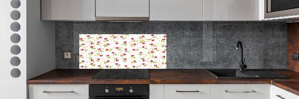 Crédence en verre avec motif Wisps