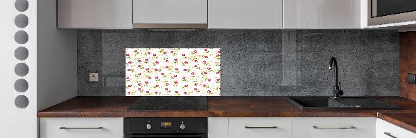 Crédence en verre avec motif Wisps