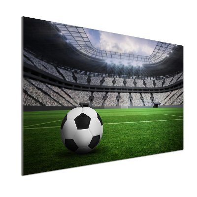 Panneau crédence cuisine Football sur le stade