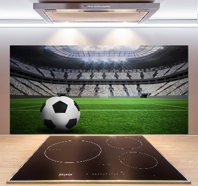 Panneau crédence cuisine Football sur le stade