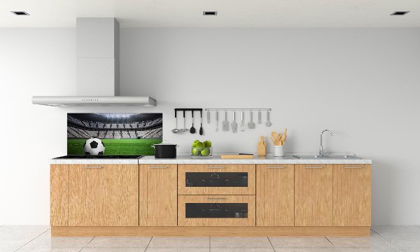 Panneau crédence cuisine Football sur le stade