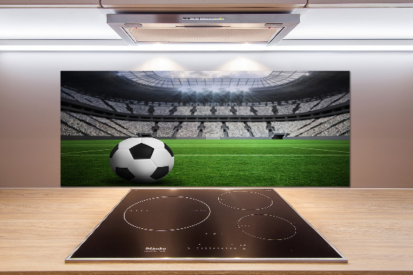 Panneau crédence cuisine Football sur le stade