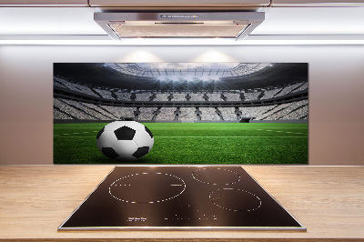 Panneau crédence cuisine Football sur le stade