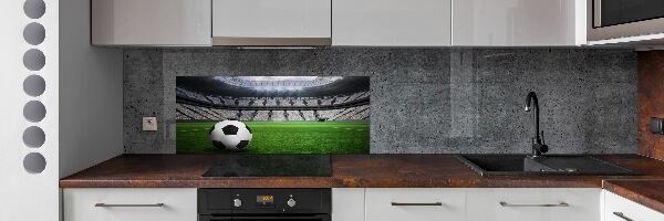 Panneau crédence cuisine Football sur le stade