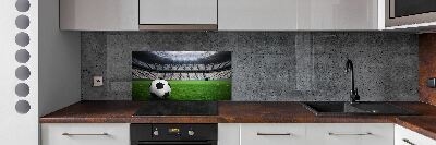Panneau crédence cuisine Football sur le stade